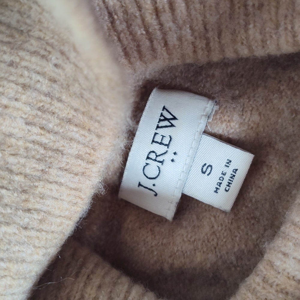 J. Crew Button‎ Turtleneck Sweater in Extra-soft Yarn S - Picture 6 of 10